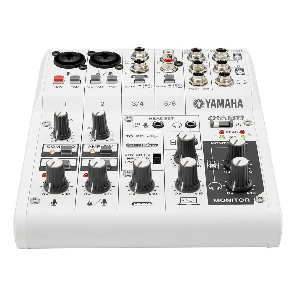 Yamaha AG06 Mezclador de 6 Canales e Interfaz de audio USB - Imagen 3