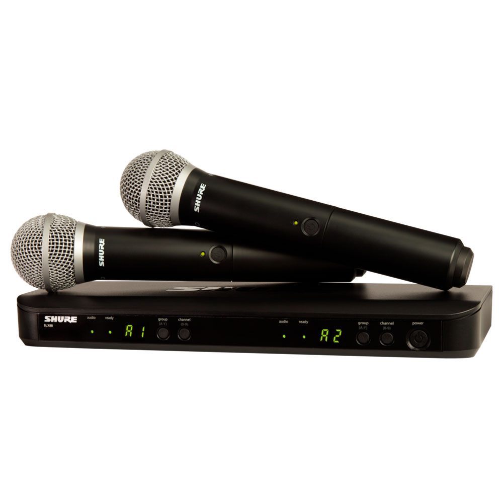 Shure BLX288/PG58 Sistema Inalámbrico dual para Voz