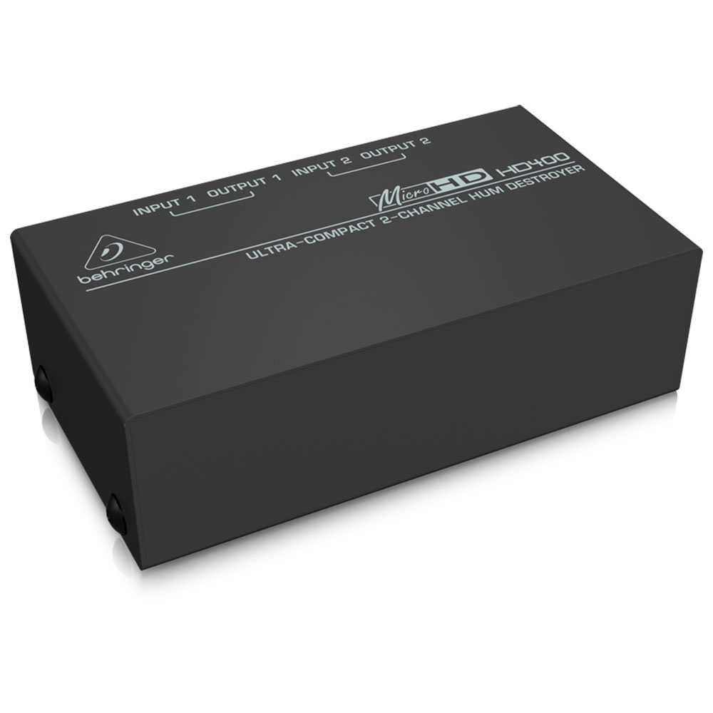 BEHRINGER HD400 Destructor de zumbidos ultracompacto de 2 canales - Imagen 3