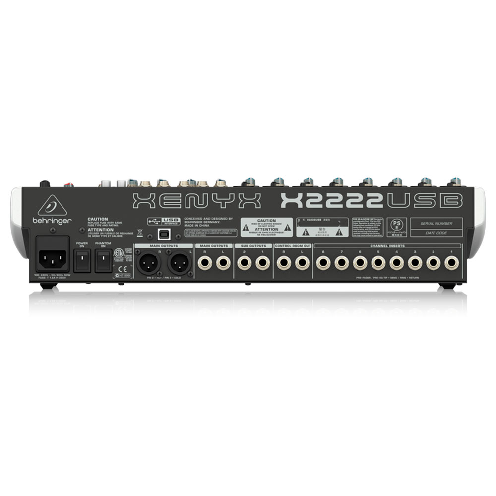 Behringer-Xenyx-X2222USB-Mezclador-con-USB-y-Efectos
