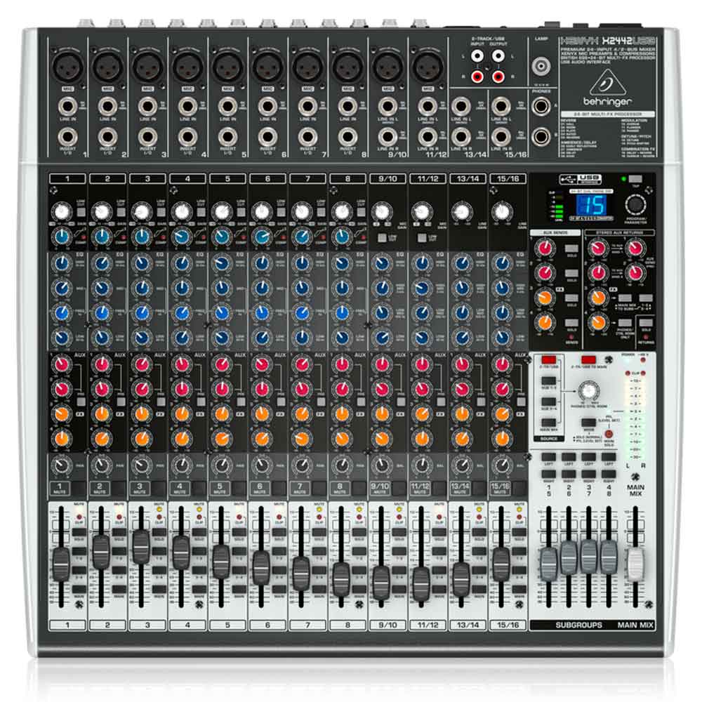 Behringer Xenyx X2442USB Mezclador con USB y Efectos