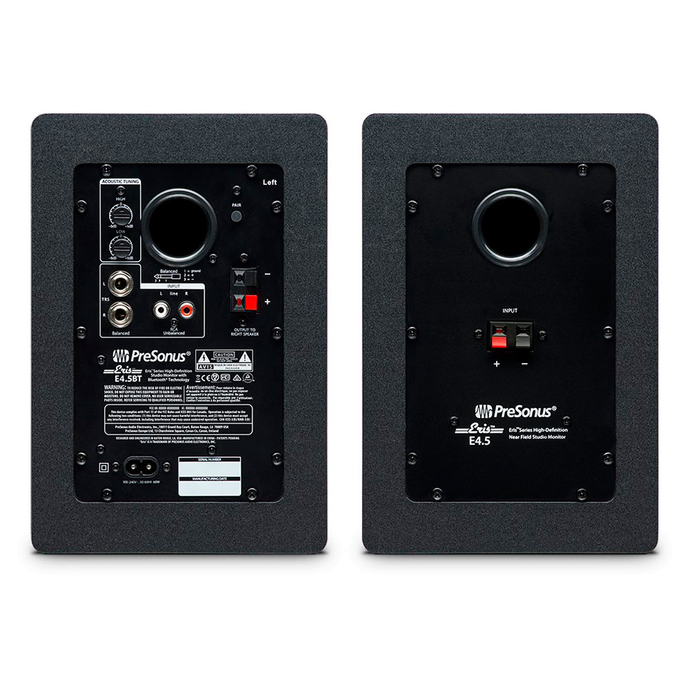PreSonus Eris E4.5 BT 4.5" Monitores de Estudio con Bluetooth (Par) - Imagen 2