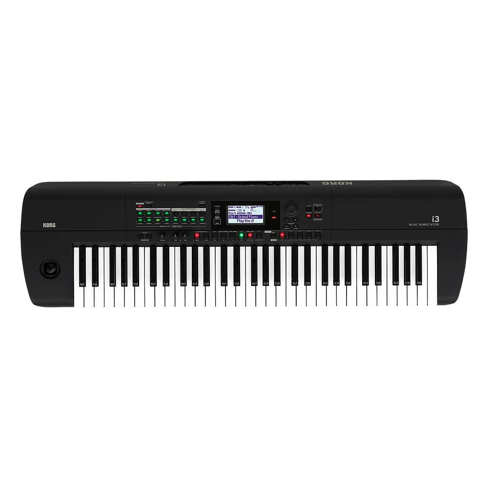Korg i3 Workstation Keyboard 61 Teclas - Negro Mate