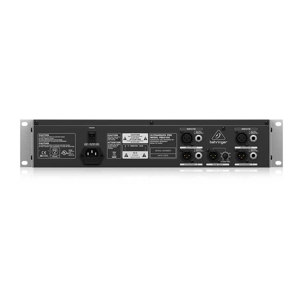 Behringer FBQ3102 Ecualizador Gráfico Estéreo de 31 Bandas - Imagen 3