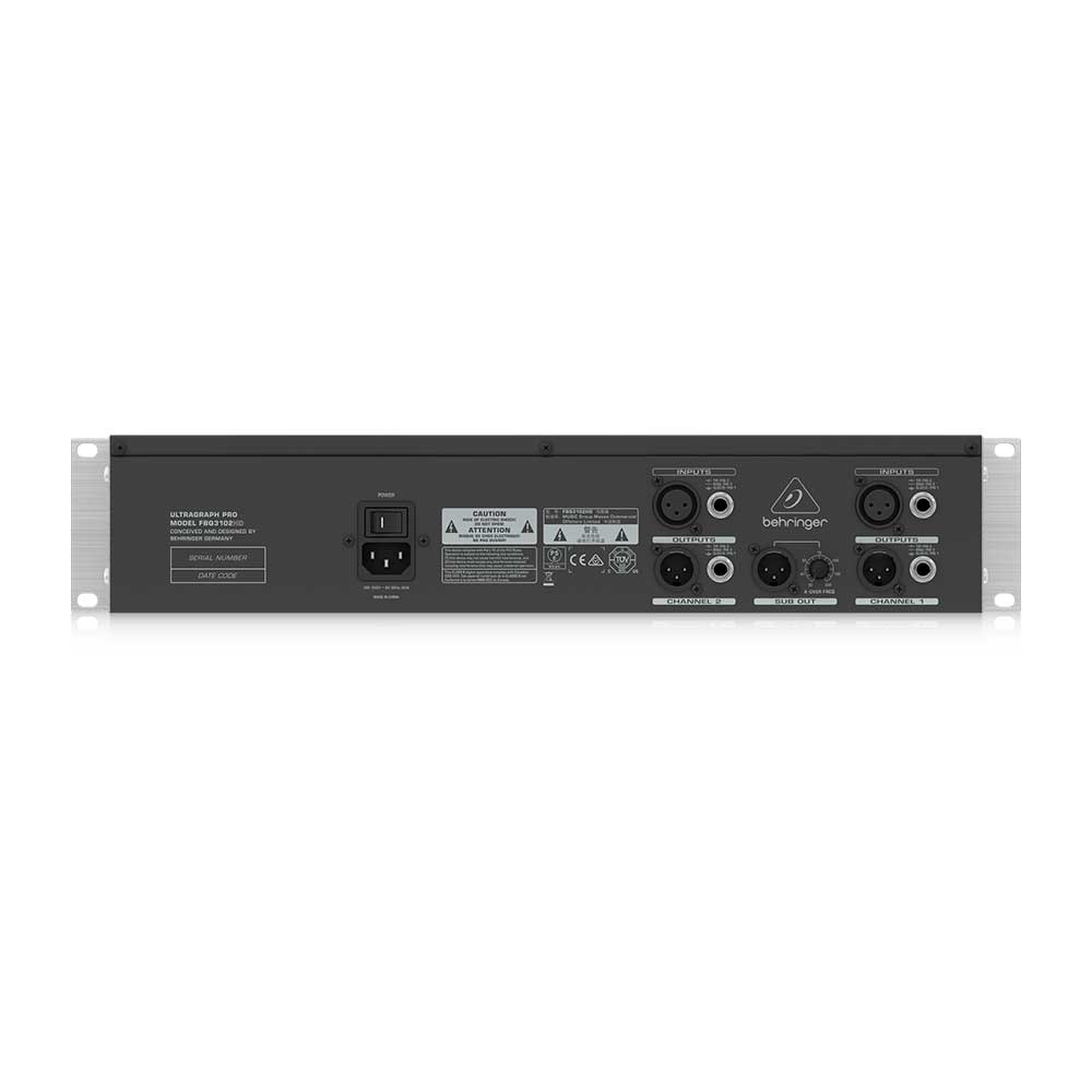 Behringer FBQ3102HD - Ecualizador Gráfico Estéreo de 31 Bandas - Imagen 3