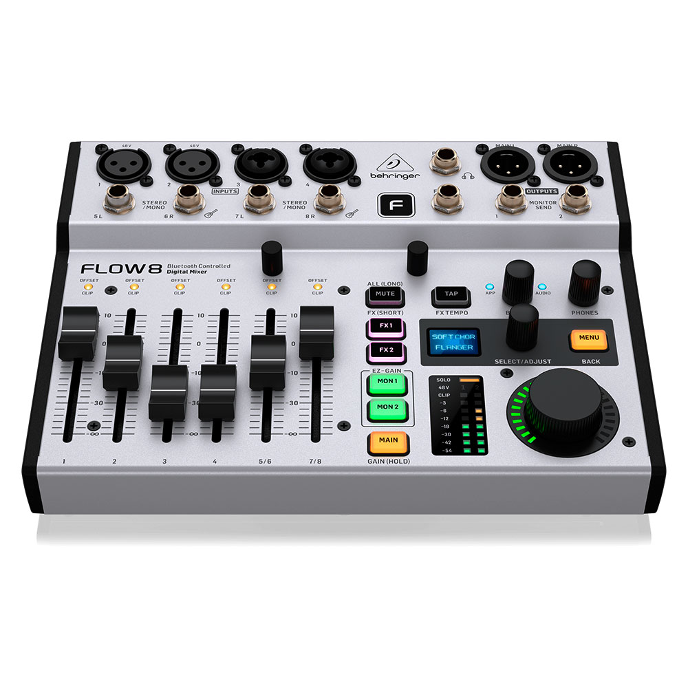 Behringer FLOW 8 Mezclador Digital de 8 Entradas con Bluetooth - Imagen 2