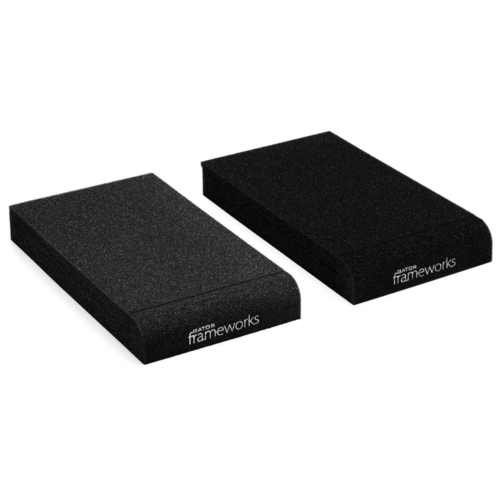 Gator Frameworks GFW-ISOPAD-SM Almohadillas de Aislamiento para Monitores de Estudio - Pequeñas