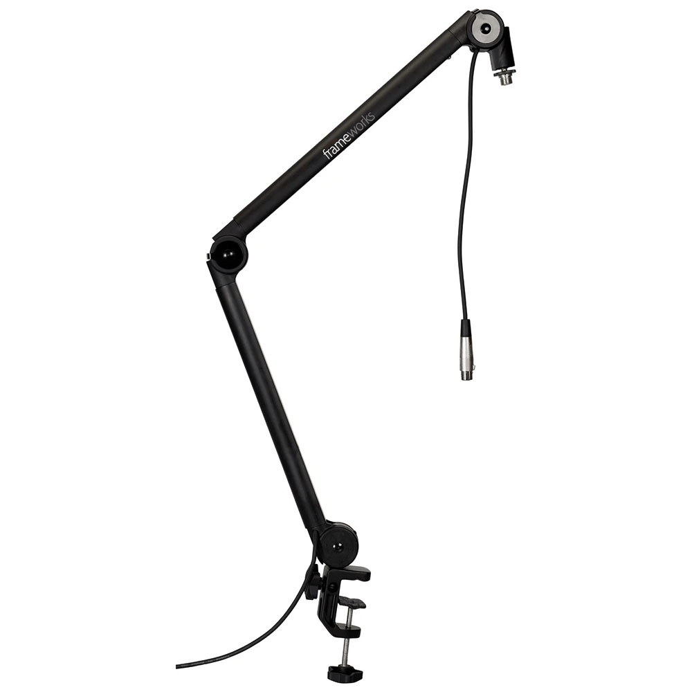Gator Frameworks GFWMICBCBM3000 Brazo Articulado de Lujo para Micrófono de Transmisión Montado en Escritorio