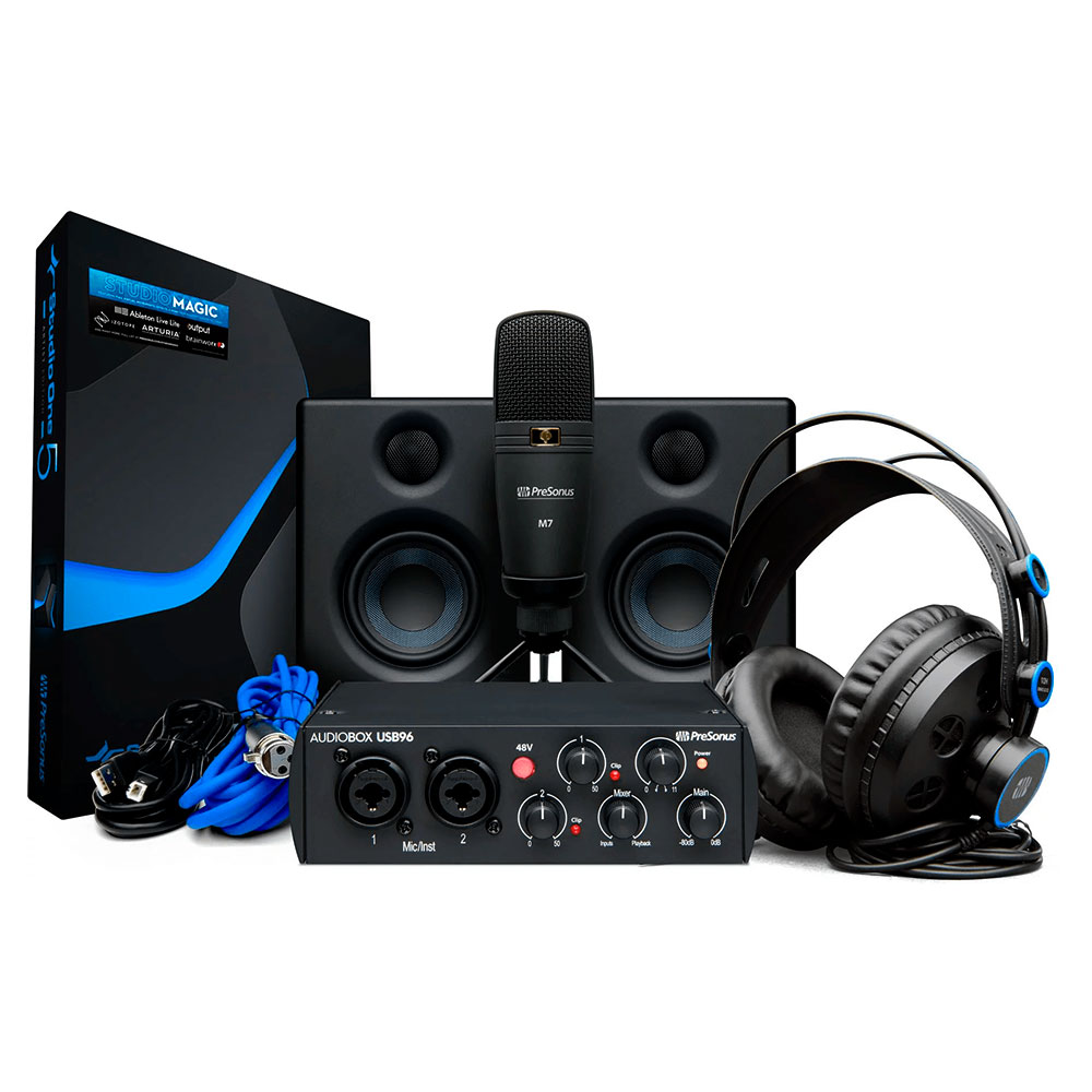 PreSonus AudioBox 96 Ultimate Bundle Recording - 25th Anniversary Edition