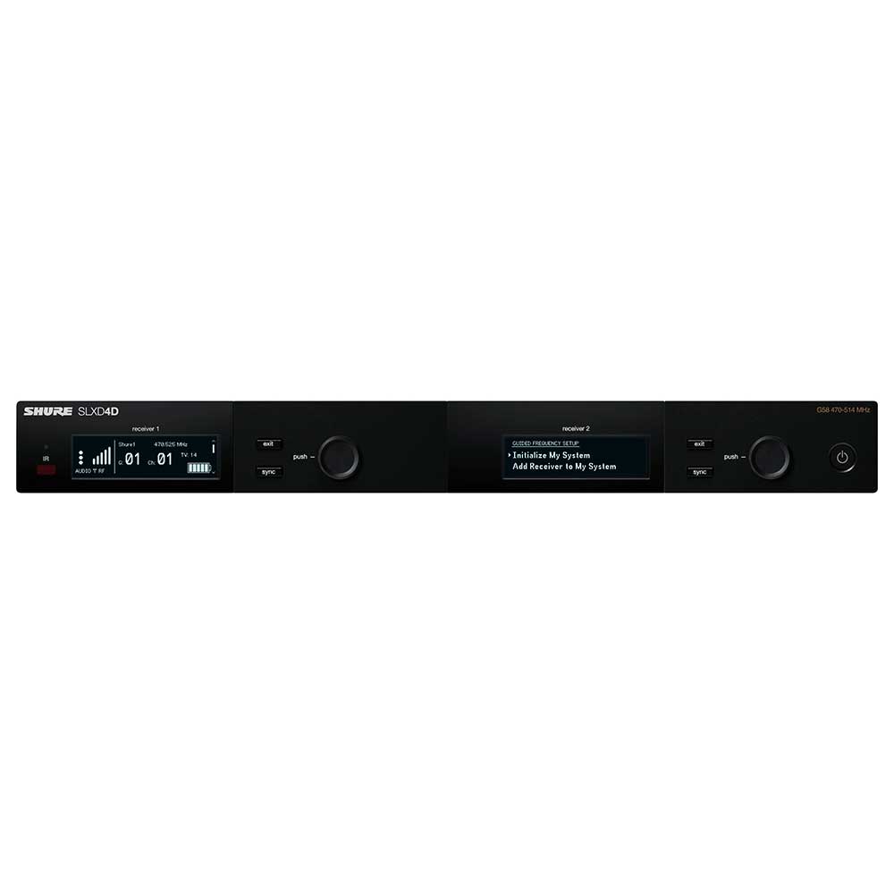 Shure SLXD4D Receptor Inalambrico de Canal Doble