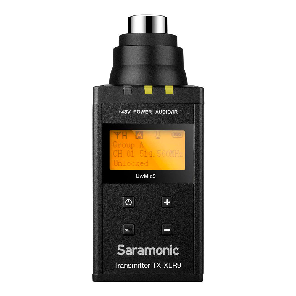 Saramonic UwMic9 TX-XLR9 Transmisor de Tipo Plug-On Compacto XLR