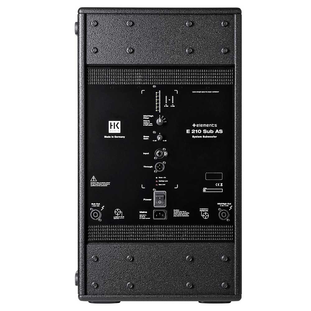HK Audio Elements E210 SUB AS Subwoofer Activo 2x10" - Imagen 2