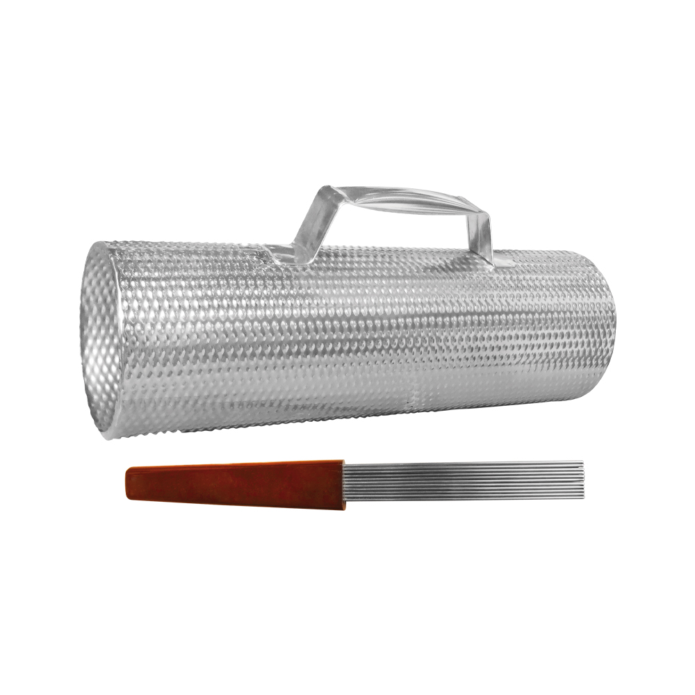 VZ-DRWS Guiro de metal 6" x 12" "VOZZEX"