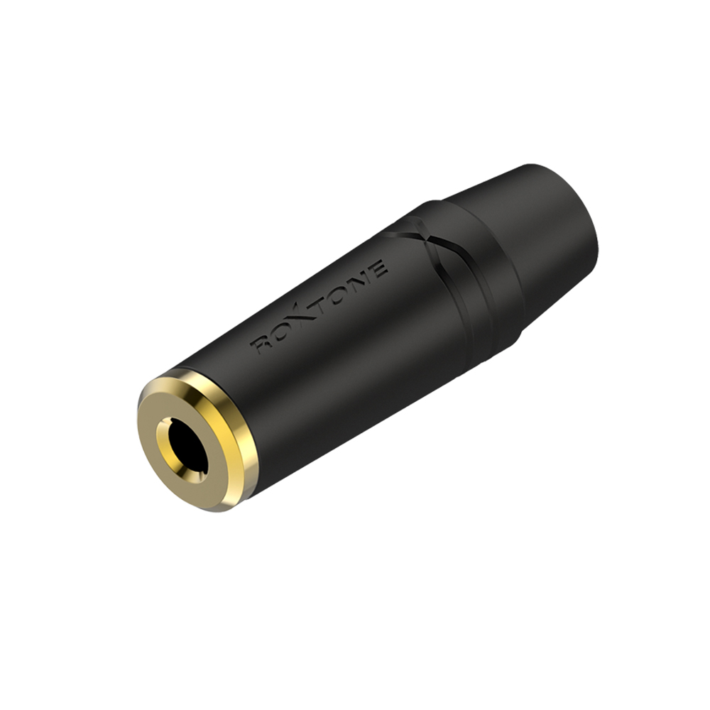 RMJ3FPP-65-BG Jack stereo 3.5mm Negro «ROXTONE»